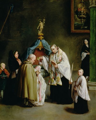 The Baptism by Pietro Longhi